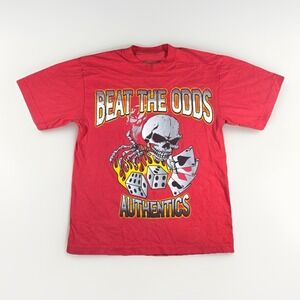 Y2K Beat The Odds Authentics Shirt Size Small